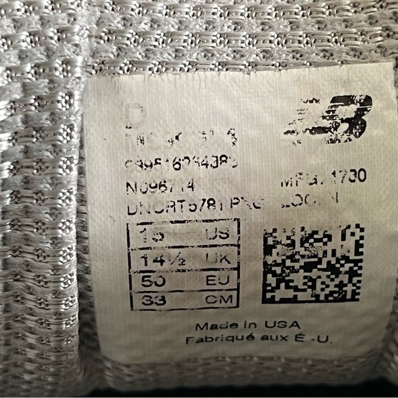 New balance 990 V4 athletic running shoes M990GL4 gray made in USA men’s size 15 - Picture 9 of 11